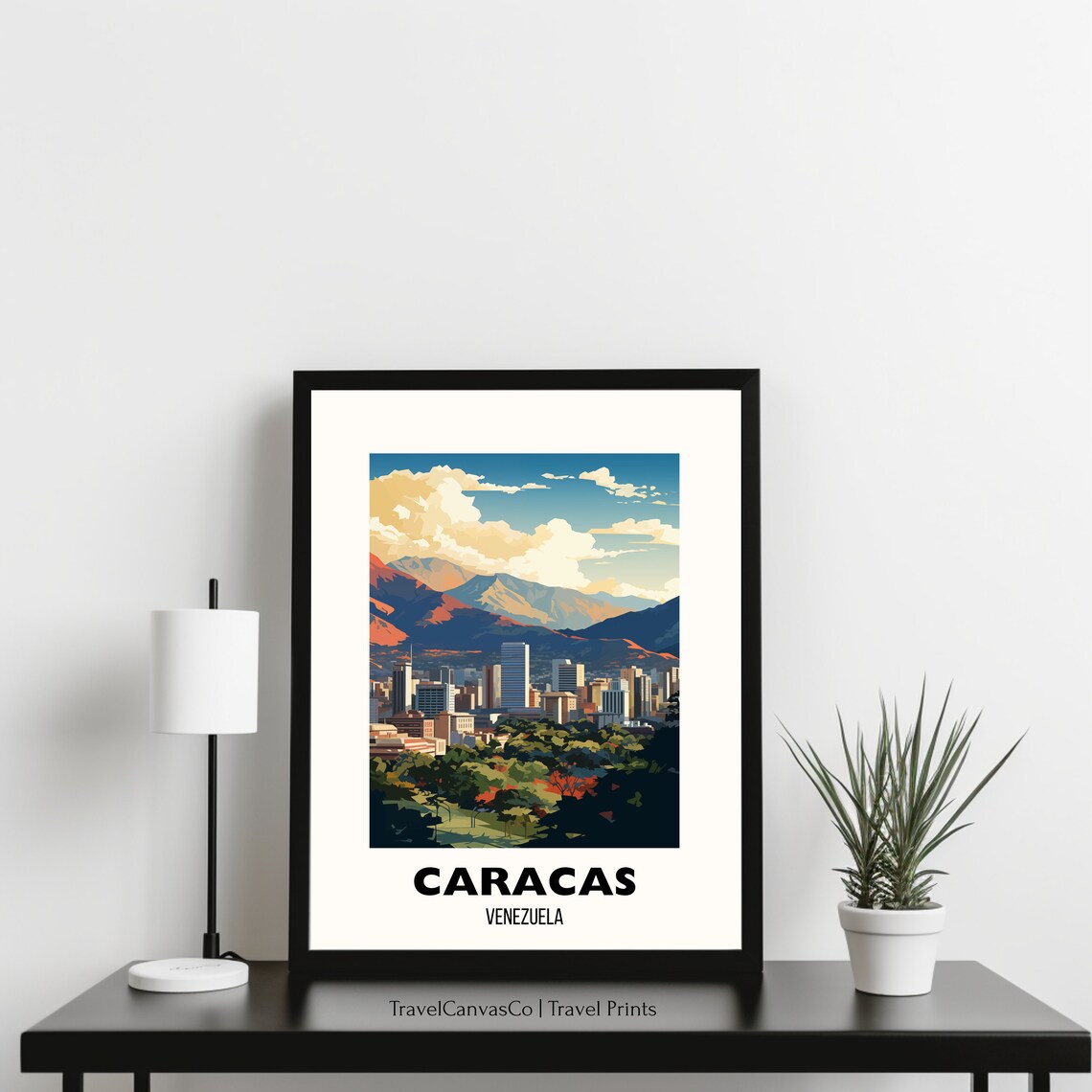Caracas Venezuela Travel Poster Print Wall Art Venezuela Travel Gift South America Art Decor City Poster - Image 3