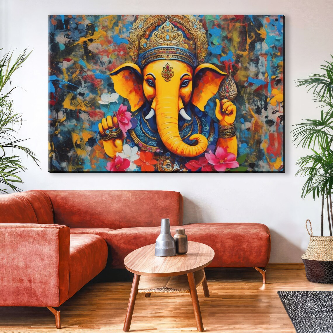Ganesha Hindu God Art Print, Wisdom And Strength - Image 2