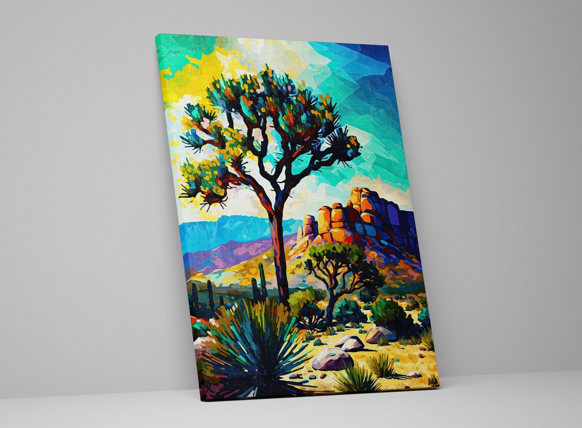 Joshua Tree National Park, Southwest Landscape Art Print - Image 3
