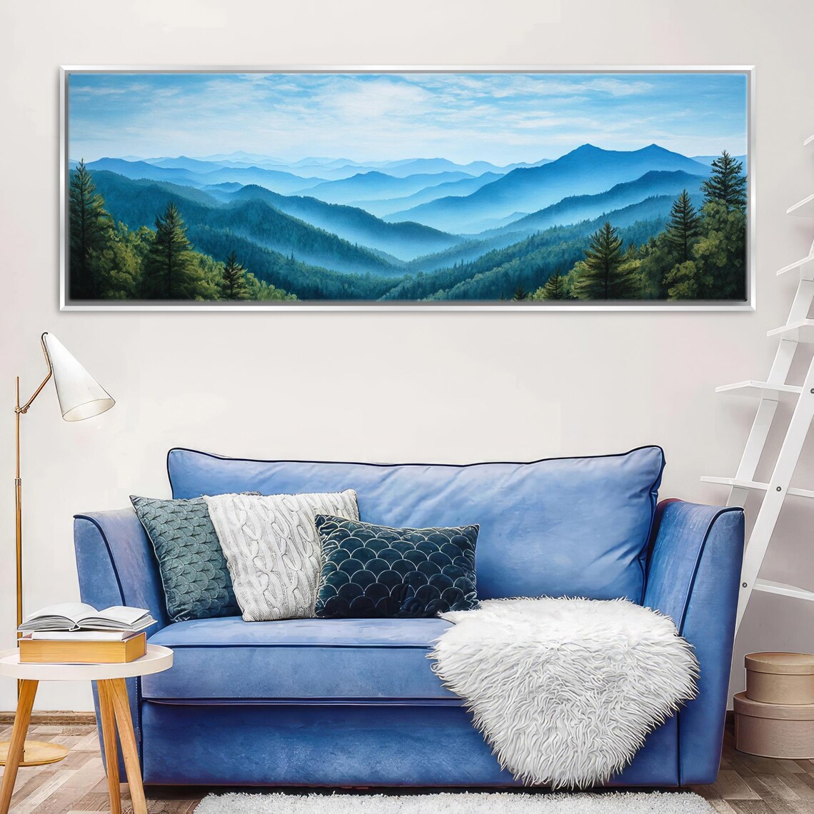 Great Smoky Mountains Panoramic Landscape Art Print - Image 2