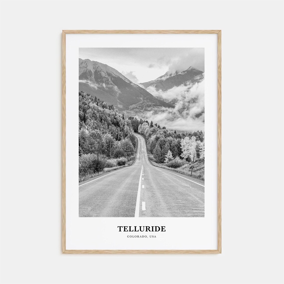 Telluride Wall Art No 1 Telluride Wall Decor Telluride Poster Telluride Home Decor Telluride Travel Gift Telluride Travel Print