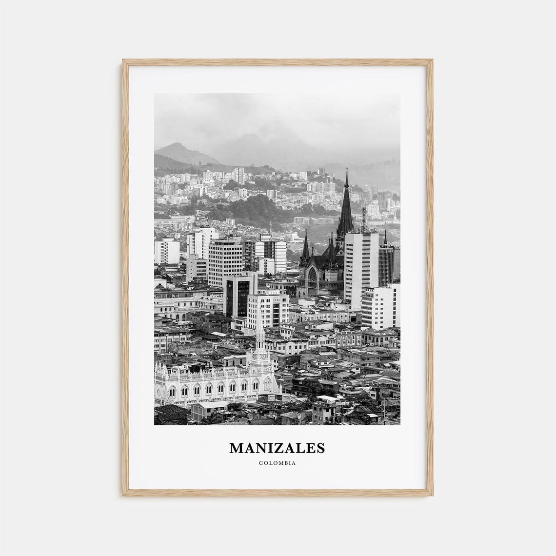 Manizales Wall Art Manizales Wall Decor Manizales Poster Manizales Home Decor Manizales Travel Gift Manizales Travel Print