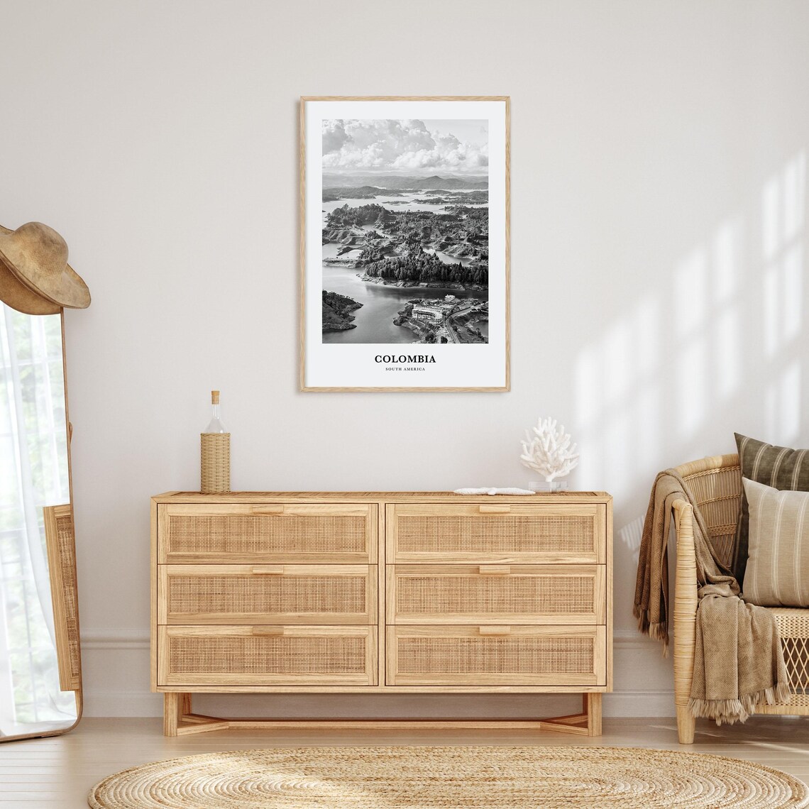 Colombia Wall Art No 2 Colombia Wall Decor Colombia Poster Colombia Home Decor Colombia Travel Gift Colombia Travel Print - Image 3