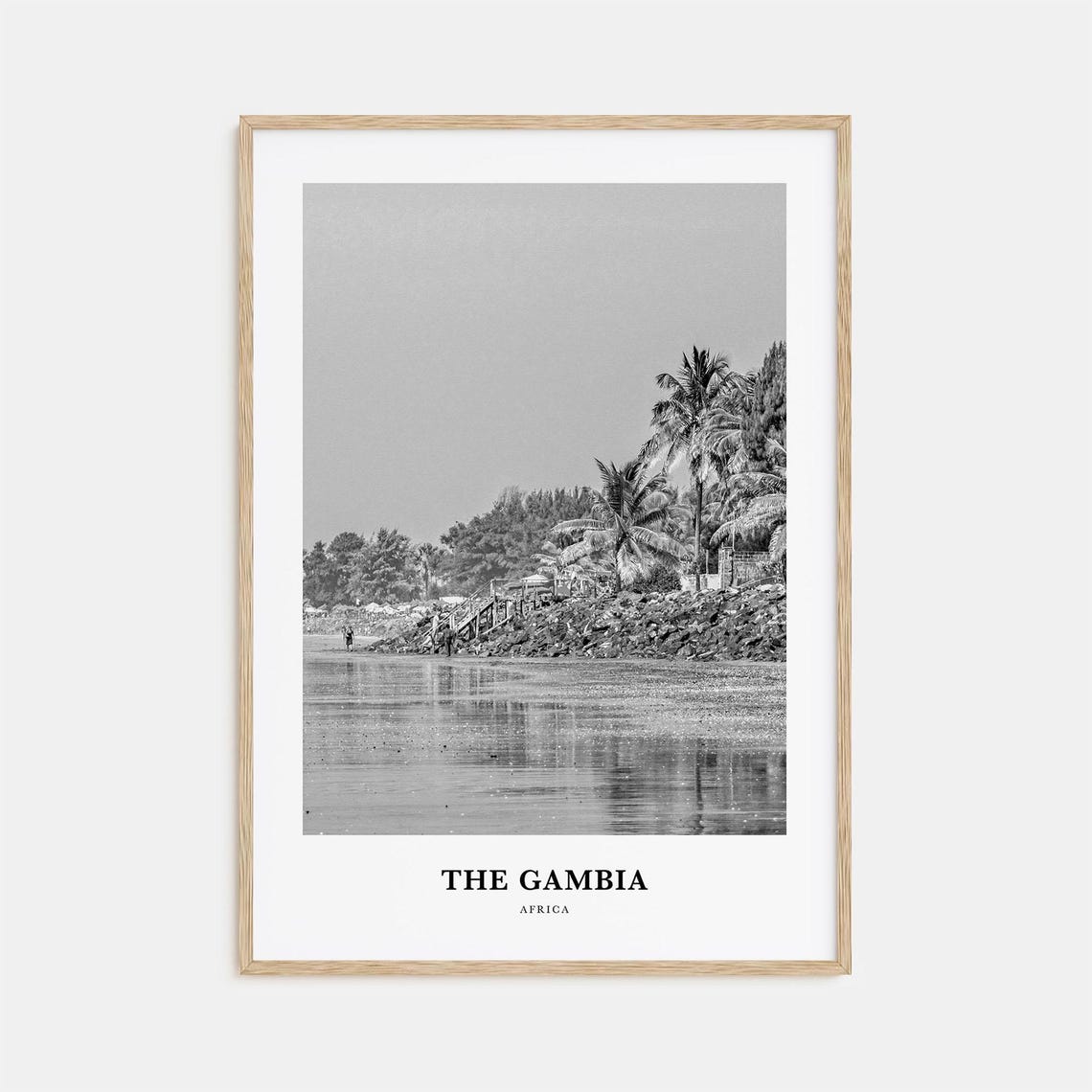 The Gambia Wall Art The Gambia Wall Decor The Gambia Poster The Gambia Home Decor The Gambia Travel Gift The Gambia Travel Print