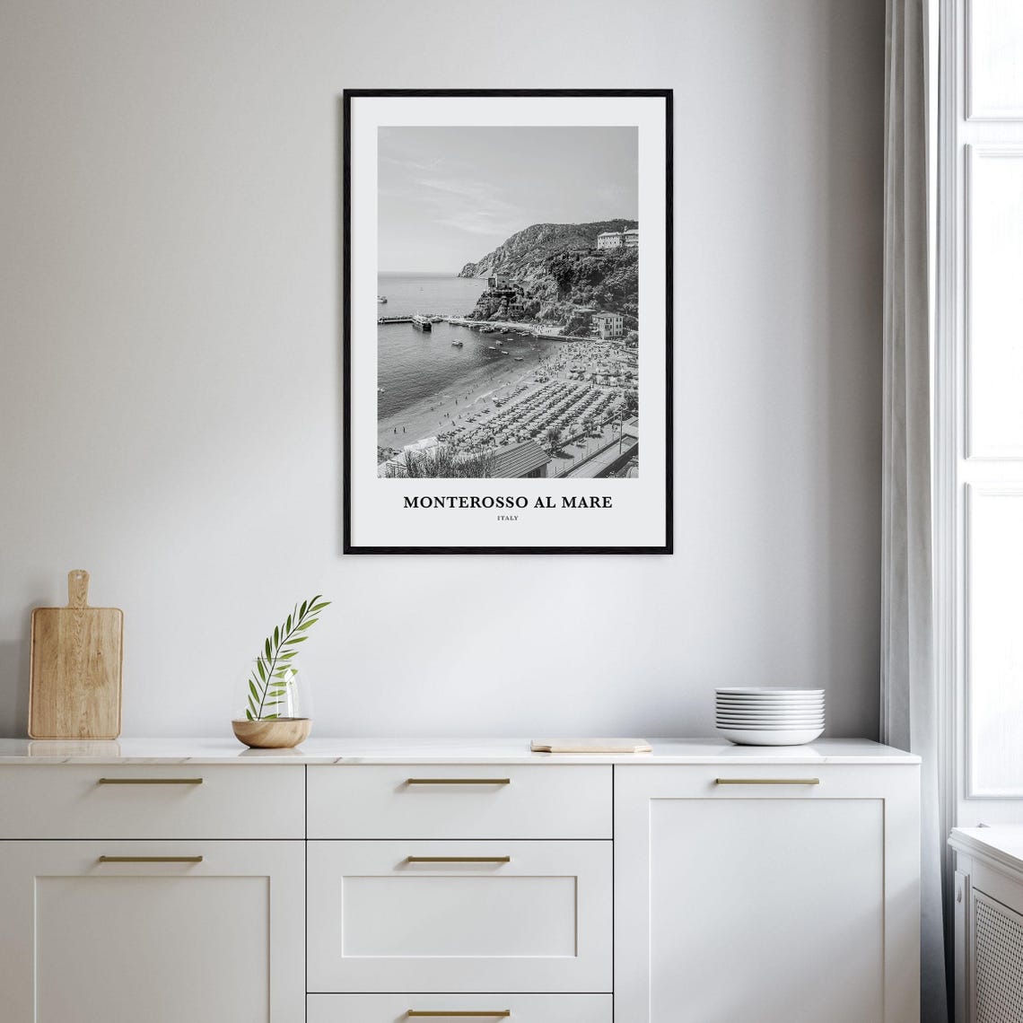 Monterosso Al Mare Italy Harbor Beach Seaside Village Poster - Image 2