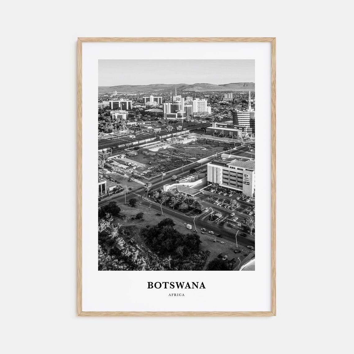 Botswana Wall Art Botswana Wall Decor Botswana Poster Botswana Home Decor Botswana Travel Gift Botswana Travel Print