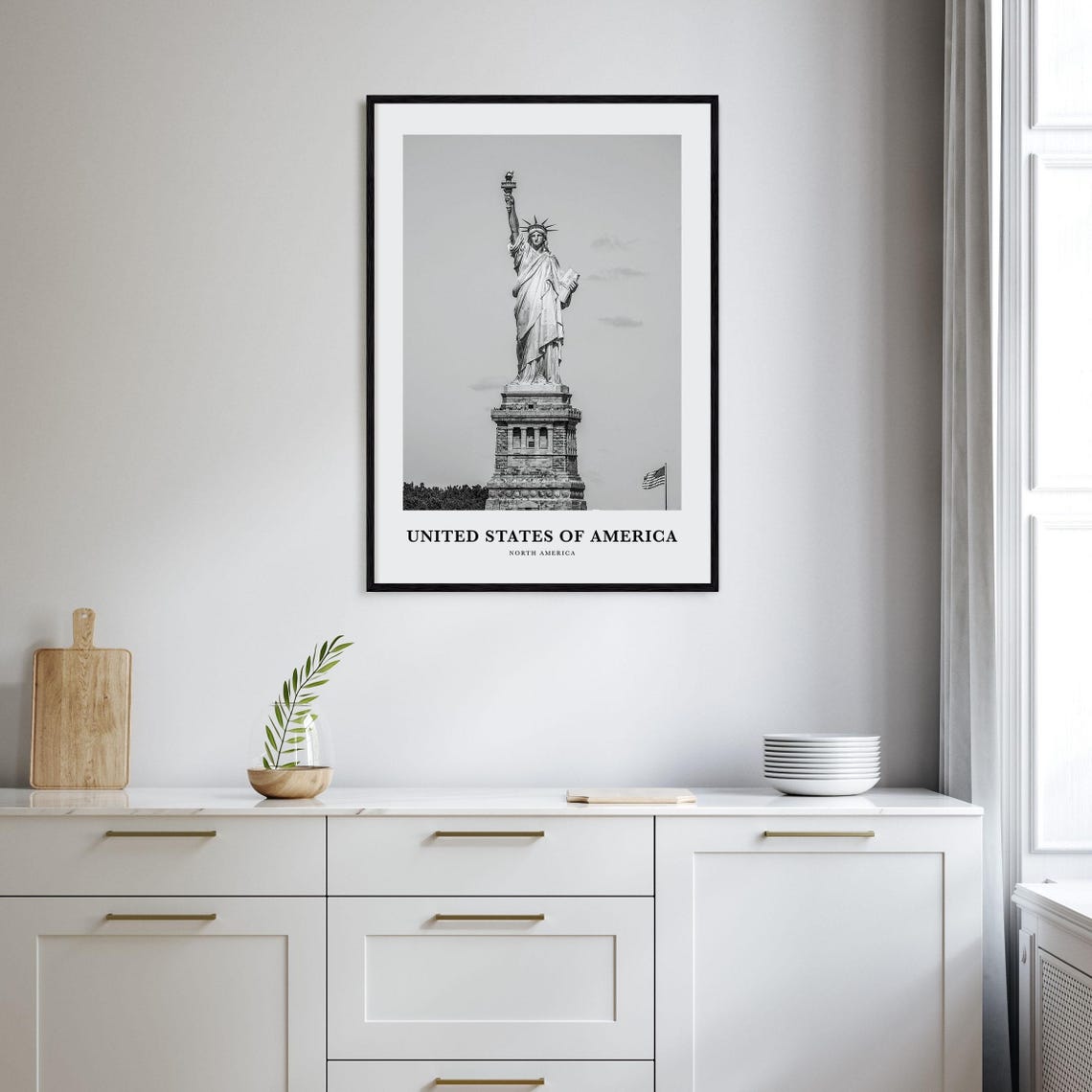 United States Of America Wall Art No 1 United States Of America Wall Decor United States Of America Poster Home Decor Travel Gift - Image 2