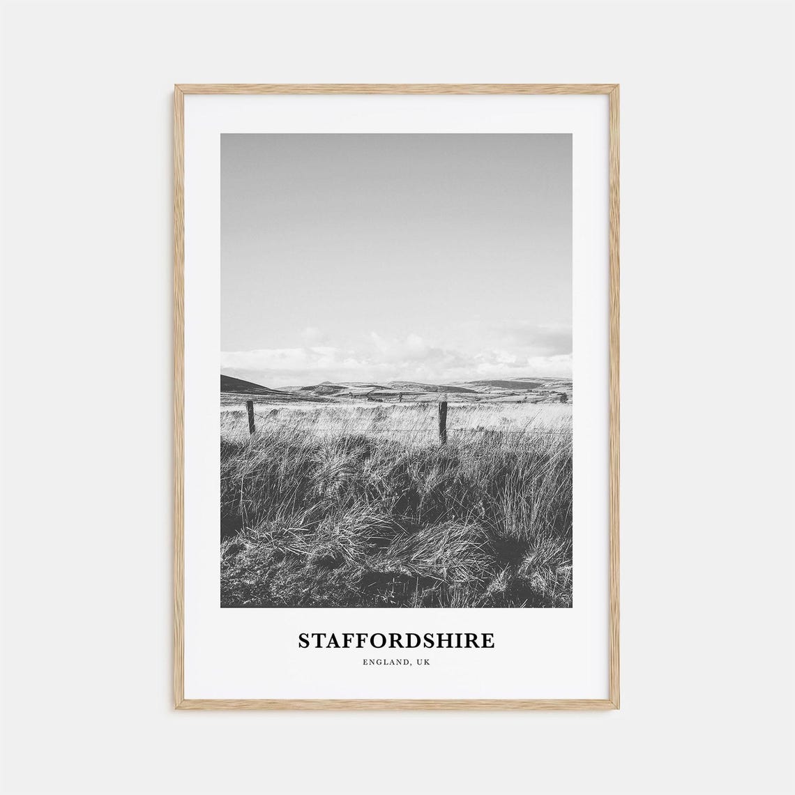 Staffordshire Wall Art Staffordshire Wall Decor Staffordshire Poster Staffordshire Home Decor Staffordshire Travel Gift Staffordshire