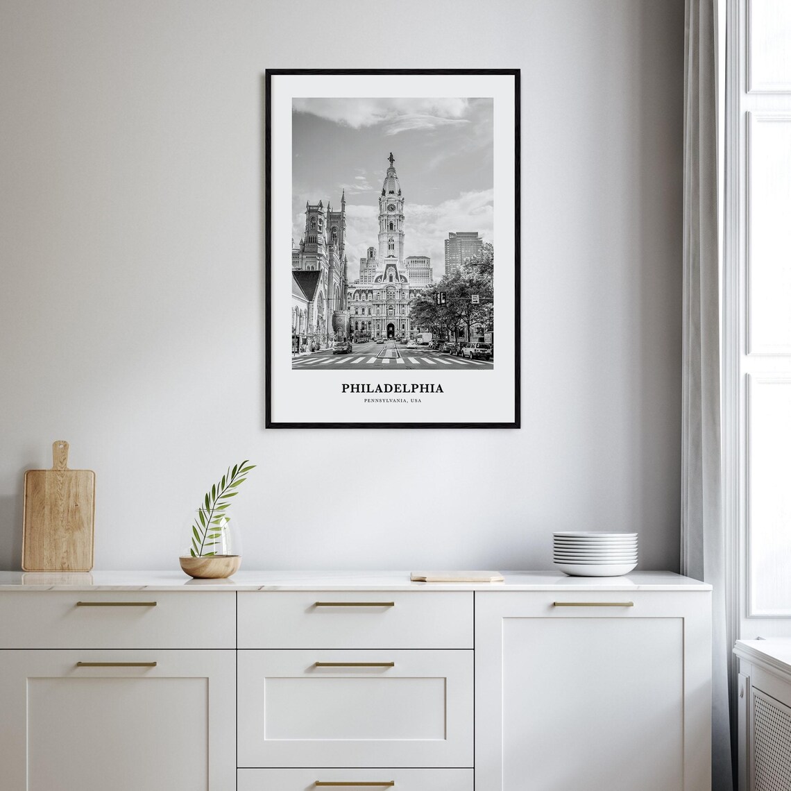 Philadelphia Wall Art No 3 Philadelphia Wall Decor Philadelphia Poster Philadelphia Home Decor Philadelphia Travel Gift Philadelphia - Image 2