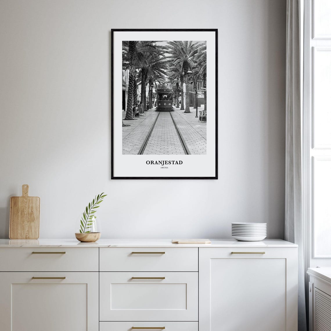 Oranjestad Wall Art Oranjestad Wall Decor Oranjestad Poster Oranjestad Home Decor Oranjestad Travel Gift Oranjestad Travel Print - Image 2