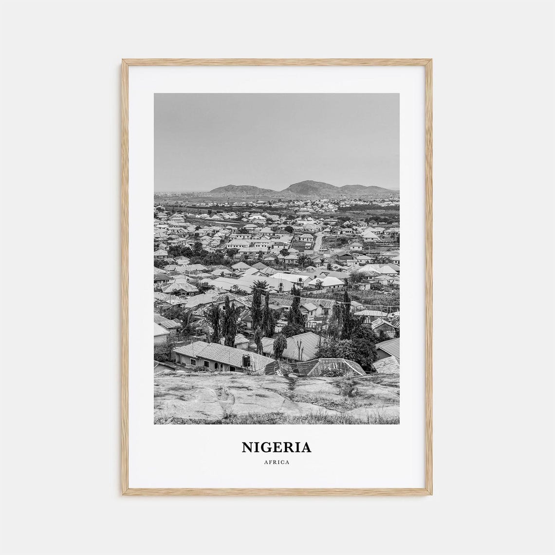 Nigeria Wall Art No 1 Nigeria Wall Decor Nigeria Poster Nigeria Home Decor Nigeria Travel Gift Nigeria Travel Print