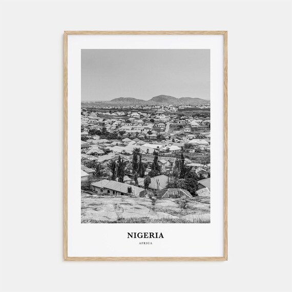 Nigeria Wall Art No 1 Nigeria Wall Decor Nigeria Poster Nigeria Home Decor Nigeria Travel Gift Nigeria Travel Print