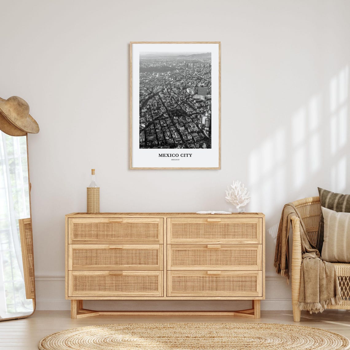 Mexico City Wall Art No 2 Mexico City Wall Decor Mexico City Poster Mexico City Home Decor Mexico City Travel Gift Mexico City Travel - Image 3