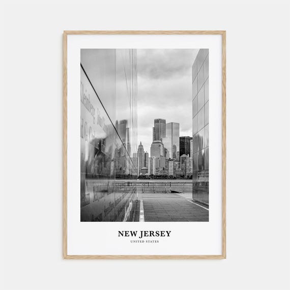 New Jersey Wall Art No 2 New Jersey Wall Decor New Jersey Poster New Jersey Home Decor New Jersey Travel Gift New Jersey Travel Print