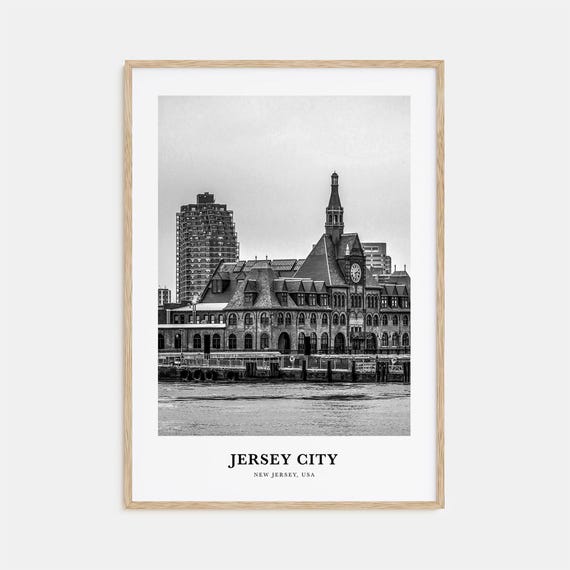 Jersey City Wall Art No 2 Jersey City Wall Decor Jersey City Poster Jersey City Home Decor Jersey City Travel Gift Jersey City Travel