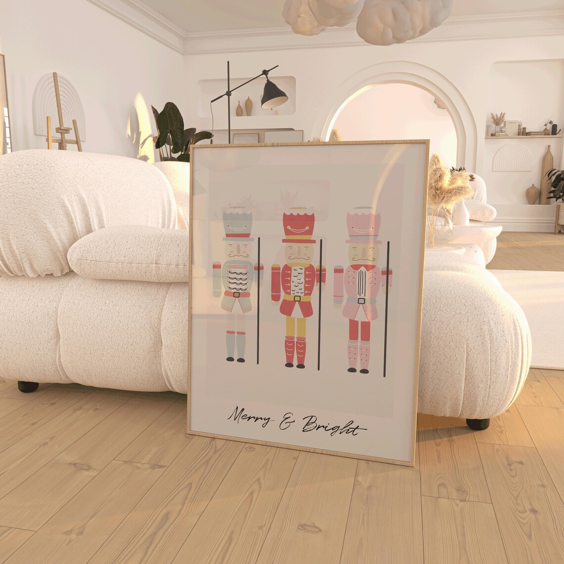 Nutcracker Christmas Art Print, Festive Holiday Decor - Image 2