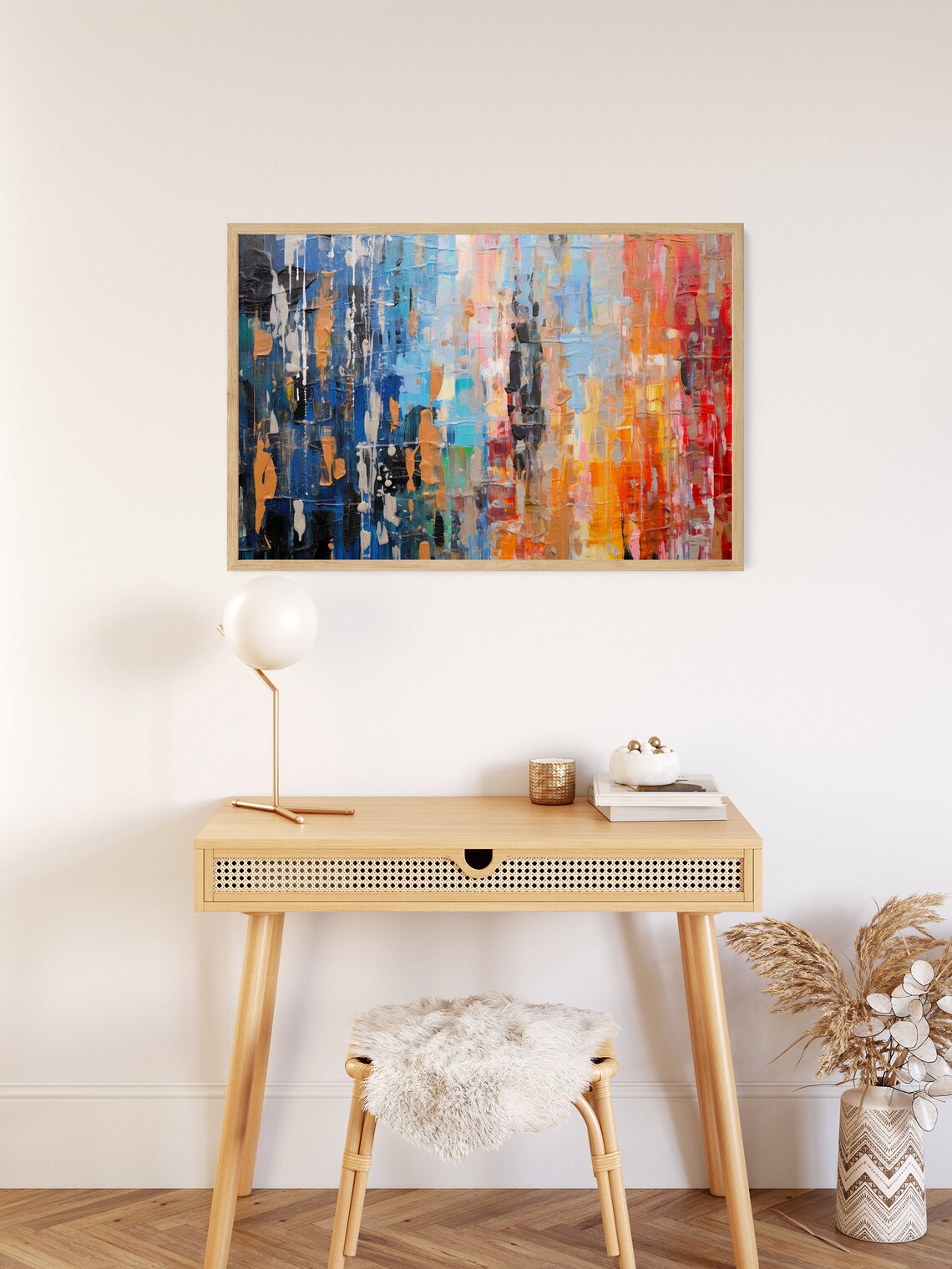 Abstract Painting, Kinetic Pointillism Spacescapes - Image 2