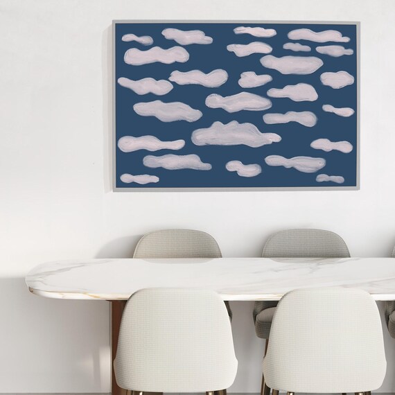 Clouds On The Blue Sky, Wall Art Print