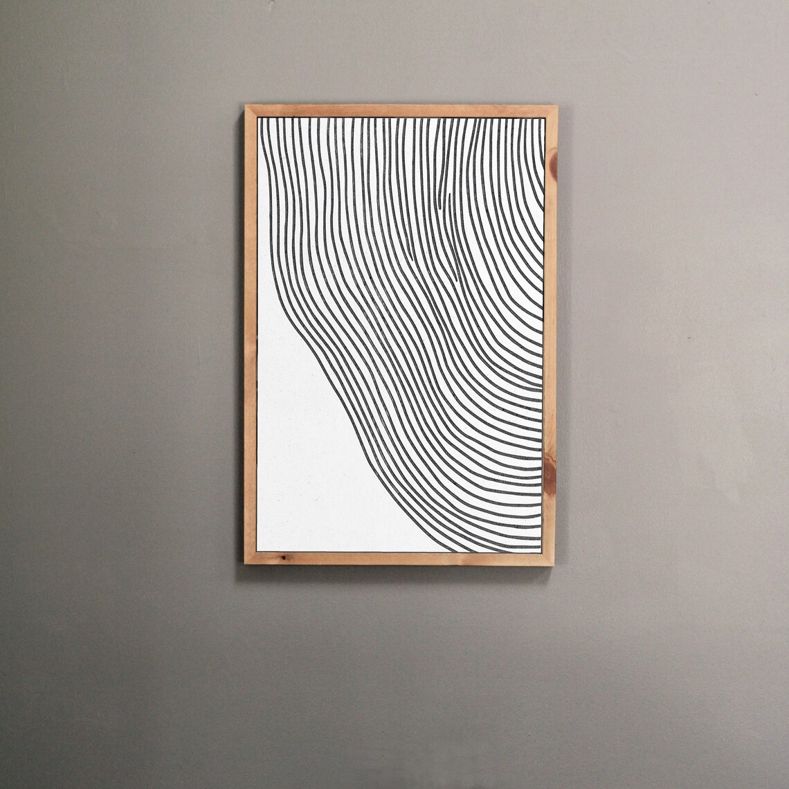 Modern Abstract Line Art, Poster Print - Image 3