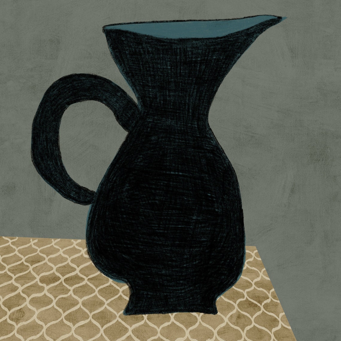 Contemporary Eclectic Still Life, Kitchen Poster - Image 2