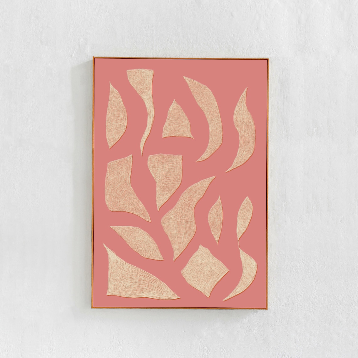 Contemporary Eclectic Abstract Shapes Art Print
