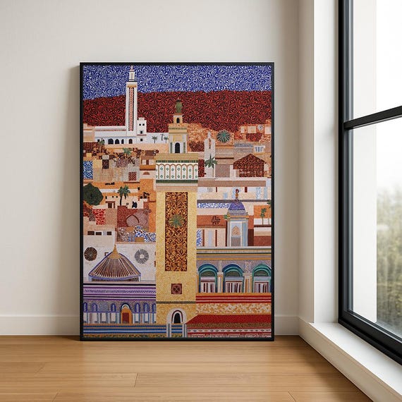 High Resolution Landmark Oil Painting