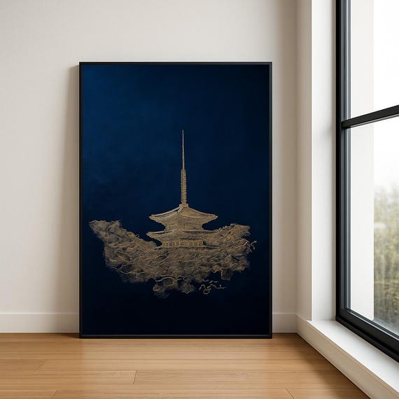 High Resolution Landmark Oil Painting