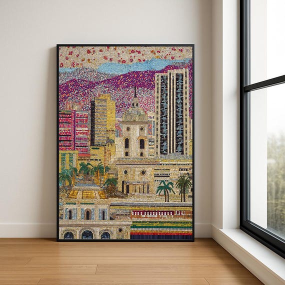 High Resolution Landmark Oil Painting