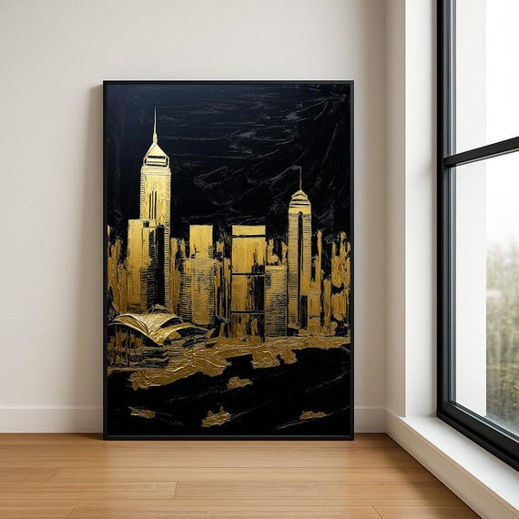 High Resolution Landmark Oil Painting
