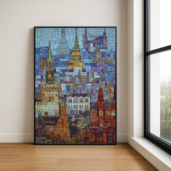 High Resolution Landmark Oil Painting