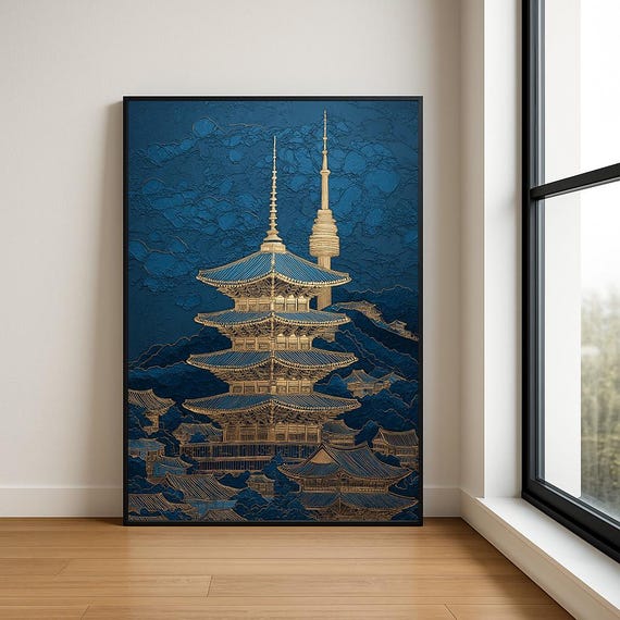 High Resolution Landmark Oil Painting