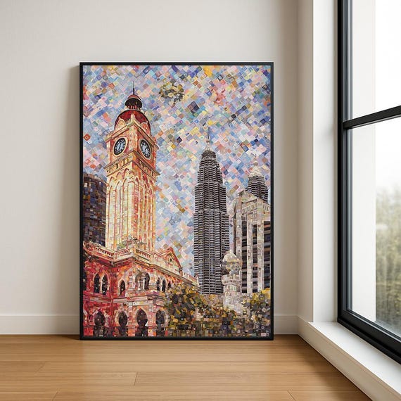 High Resolution Landmark Oil Painting