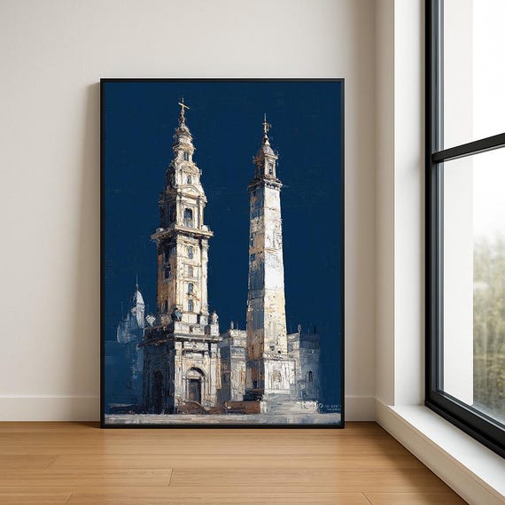 High Resolution Landmark Oil Painting