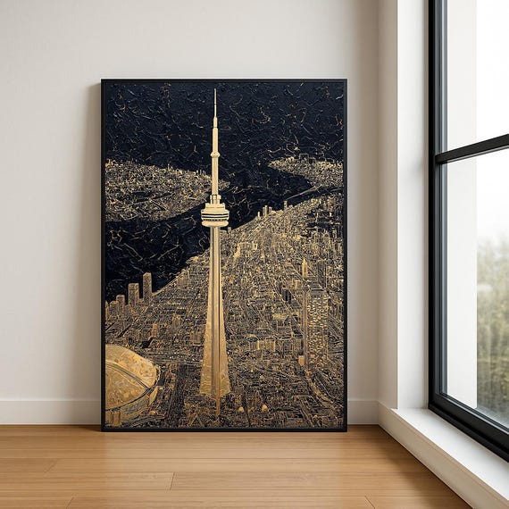 High Resolution Landmark Oil Painting