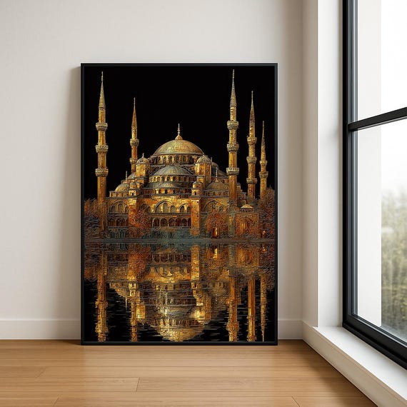 High Resolution Landmark Oil Painting