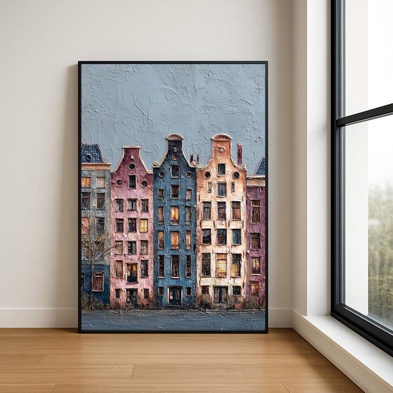 High Resolution Landmark Oil Painting