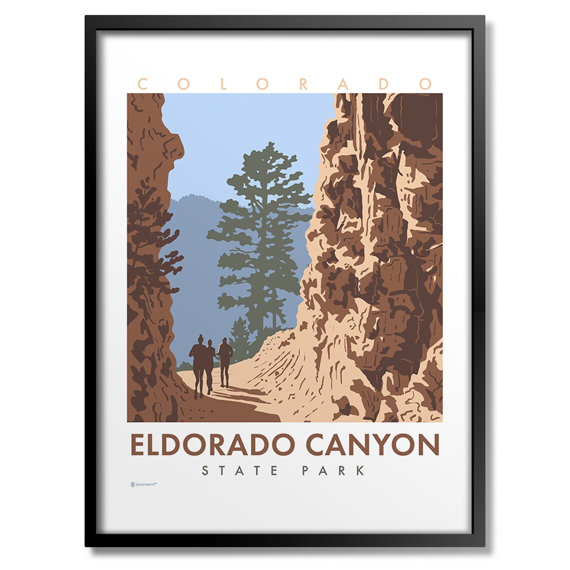 Eldorado Canyon Colorado State Park Art Print