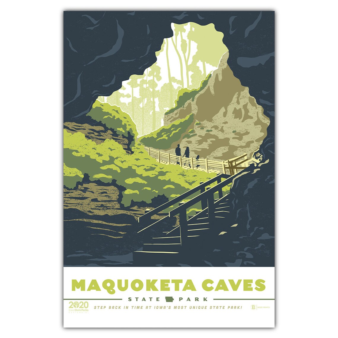 Maquoketa Caves State Park Postcard Poster