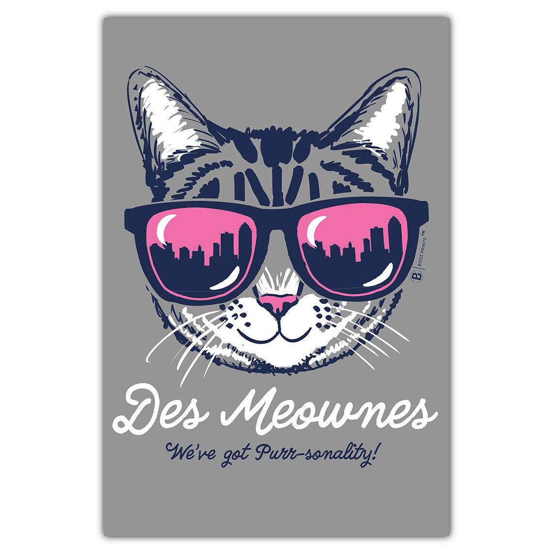 Des Meownes Postcard Art Print
