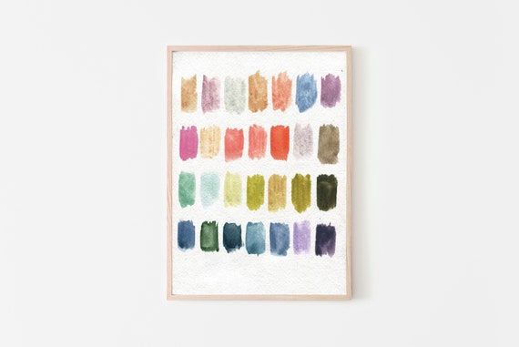 Nursery Art Prints Abtract Wall Art Kids Room Wall Art Abstract Watercolor Prints Art Colorful Art Playroom Decor Nursery Wall Art