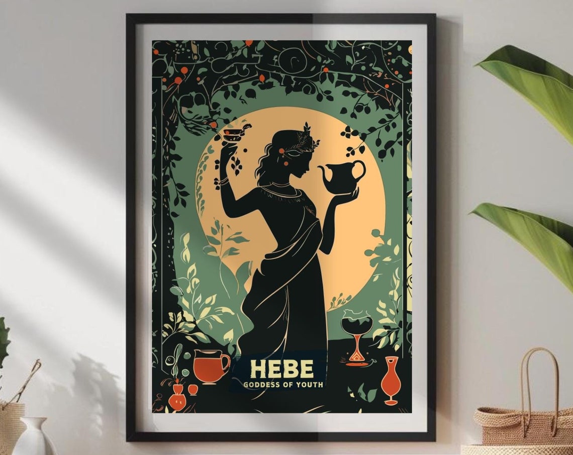 Hebe Goddess Of Youth Greek Mythology Art Print