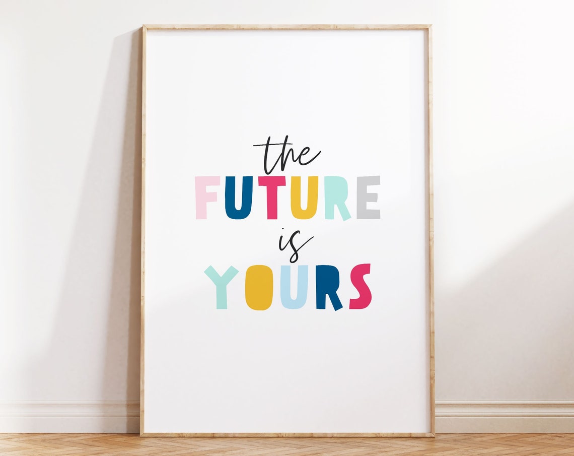 Inspirational Quote Art For Classroom Quote Poster Student Motivational Wall Art Positive Quotes Print