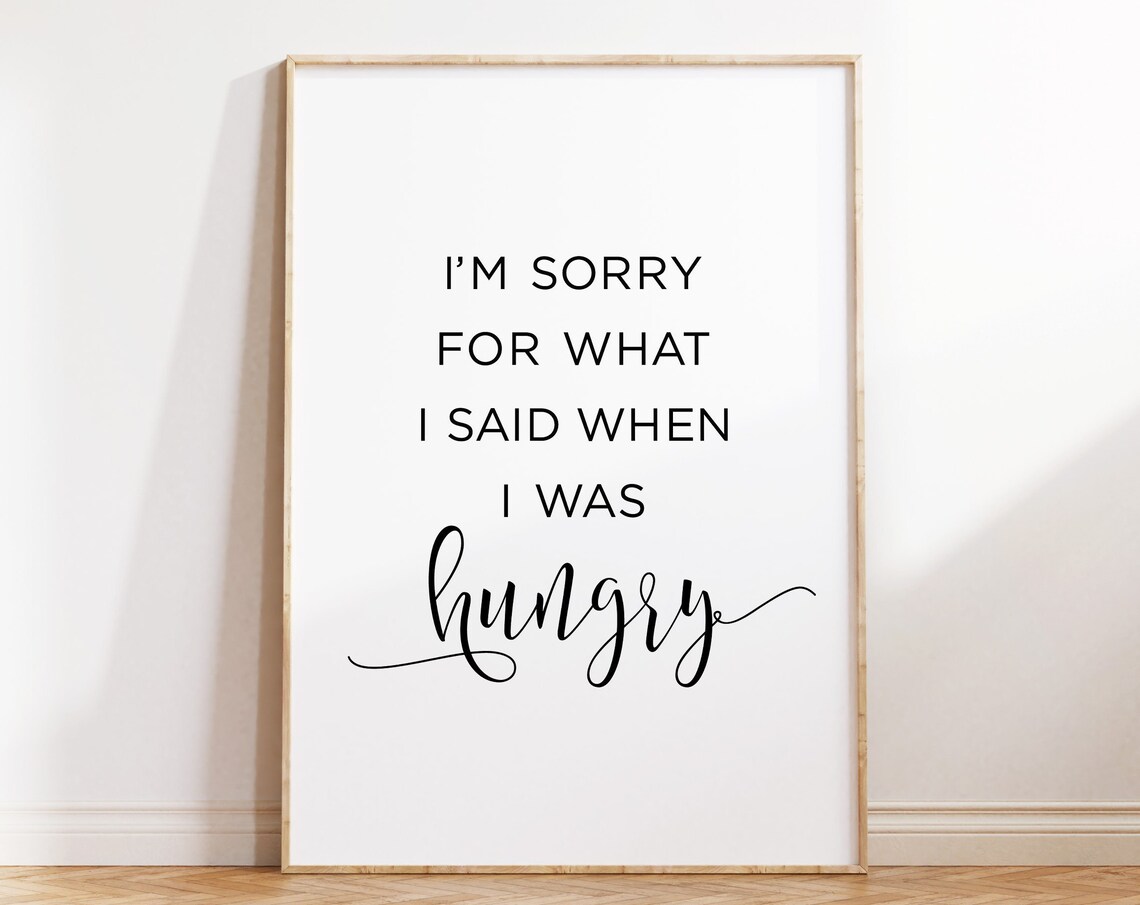 Funny Kitchen Wall Art Dining Room Wall Decor Modern Kitchen Quote Poster Print Modern Home Wall Decor