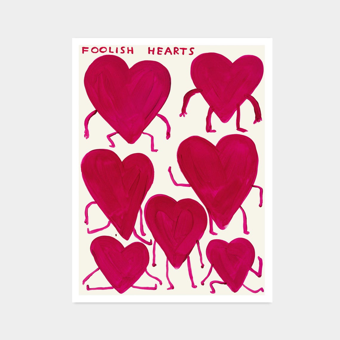 Foolish Hearts Art Print