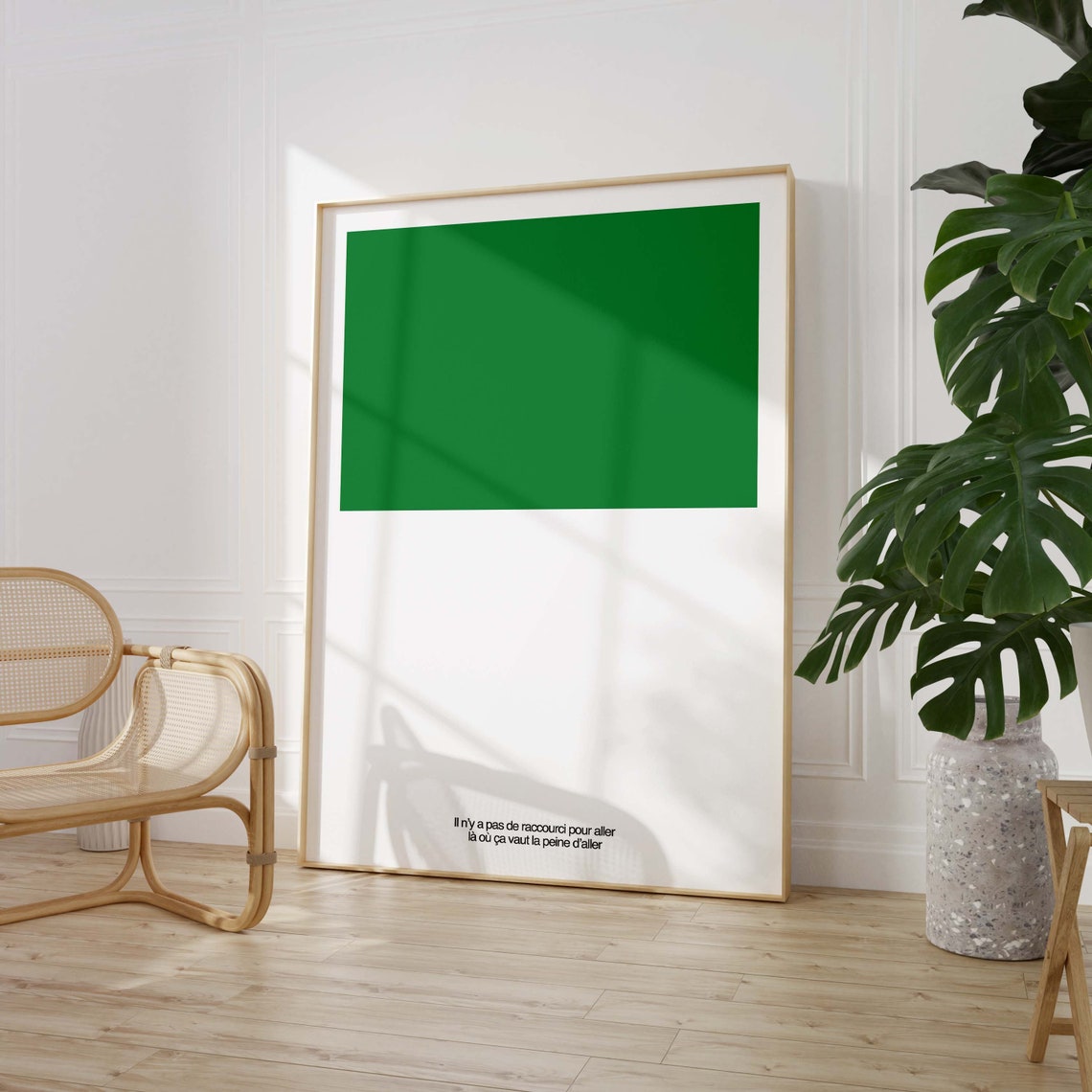 Green Poster French Poster Preppy Poster Best Selling Art Funky Wall Art Color Block Art Cheap Wall Art Green Wall Art Trendy - Image 2