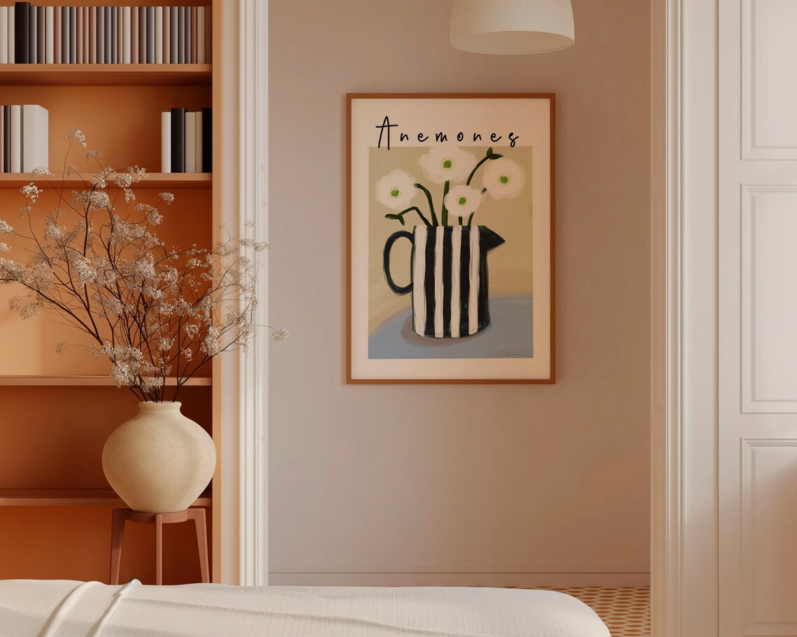 Anemones by Pascale Berkowitz, Floral Art Print