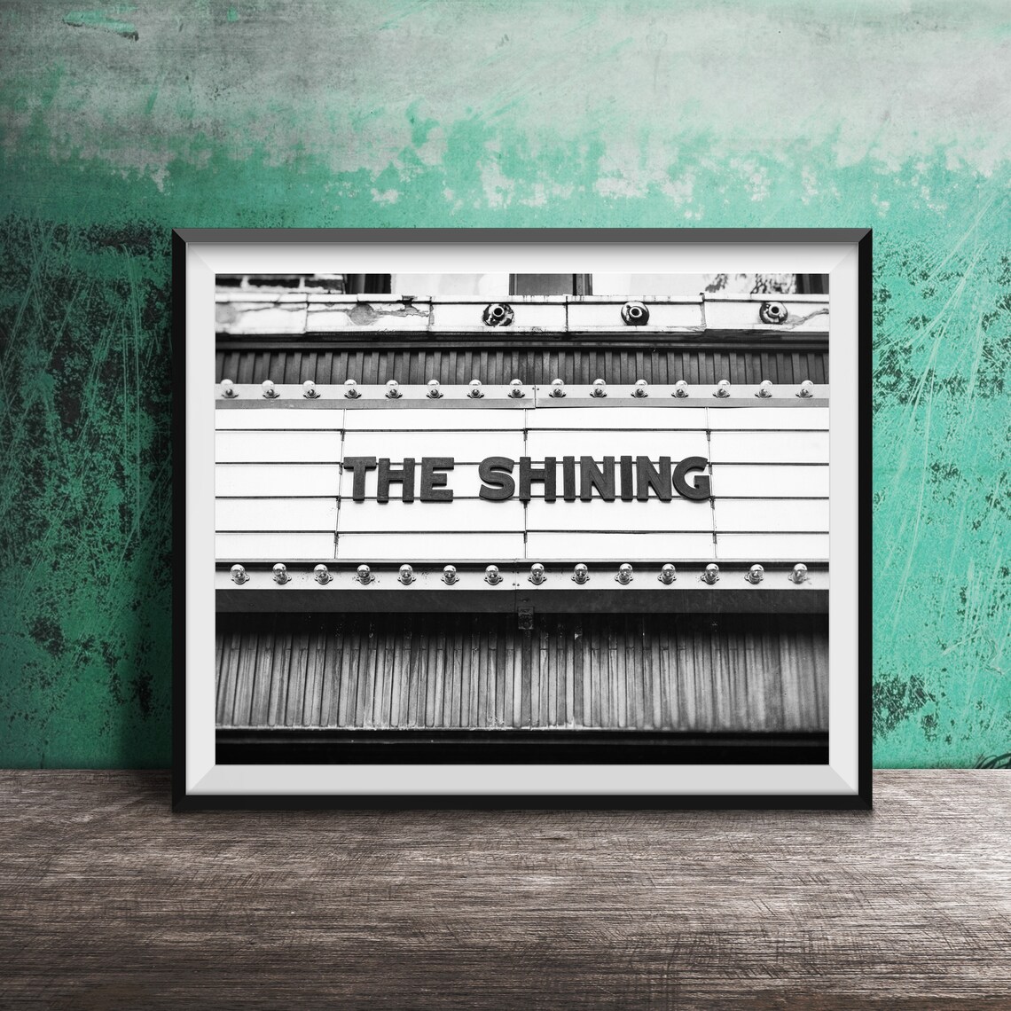 The Shining Vintage Theater Sign Art Print - Image 2