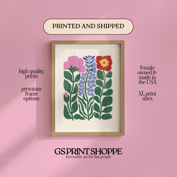 Abstract Garden Art Print