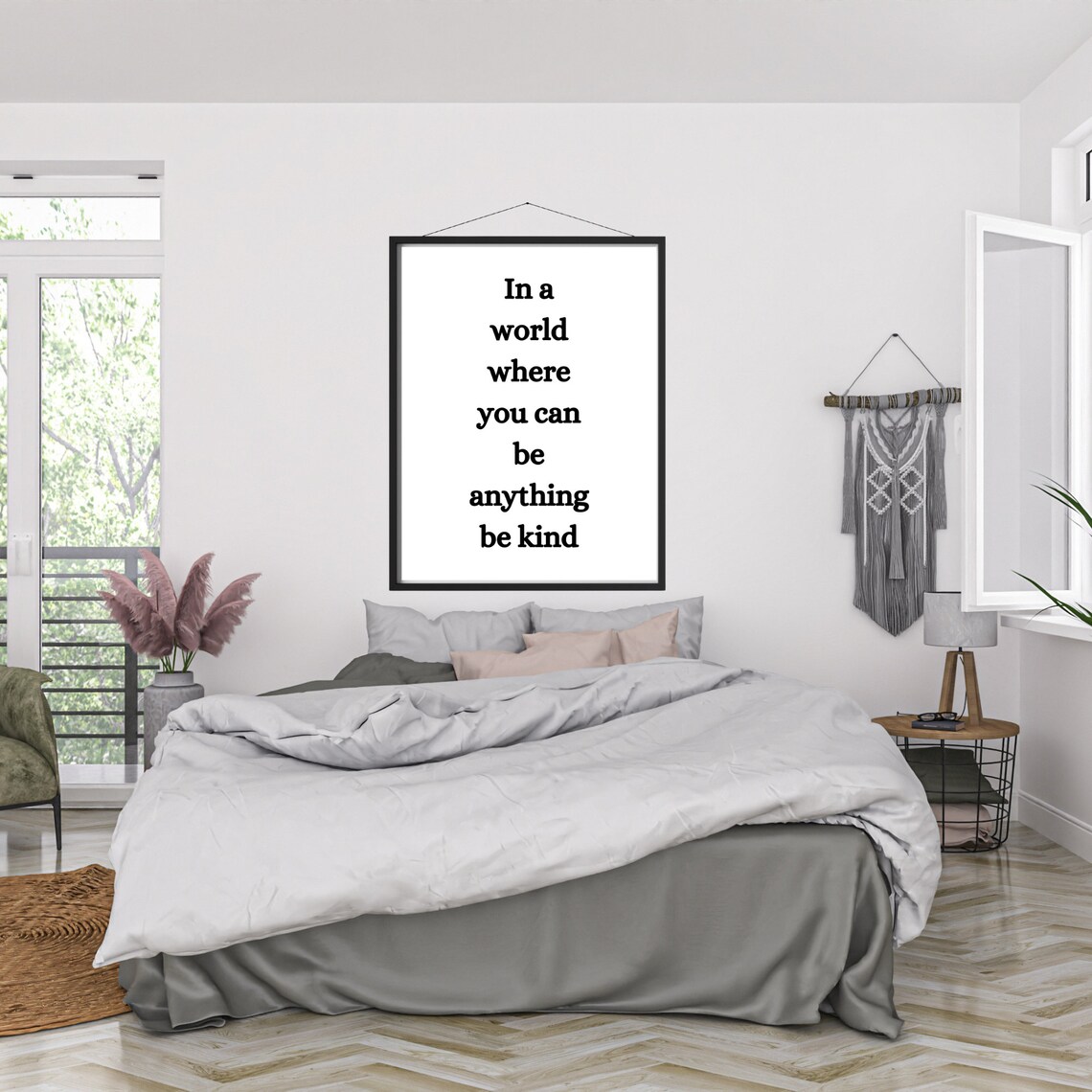In A World Where You Can Be Anything Be Kind Inspirational Poster - Image 4