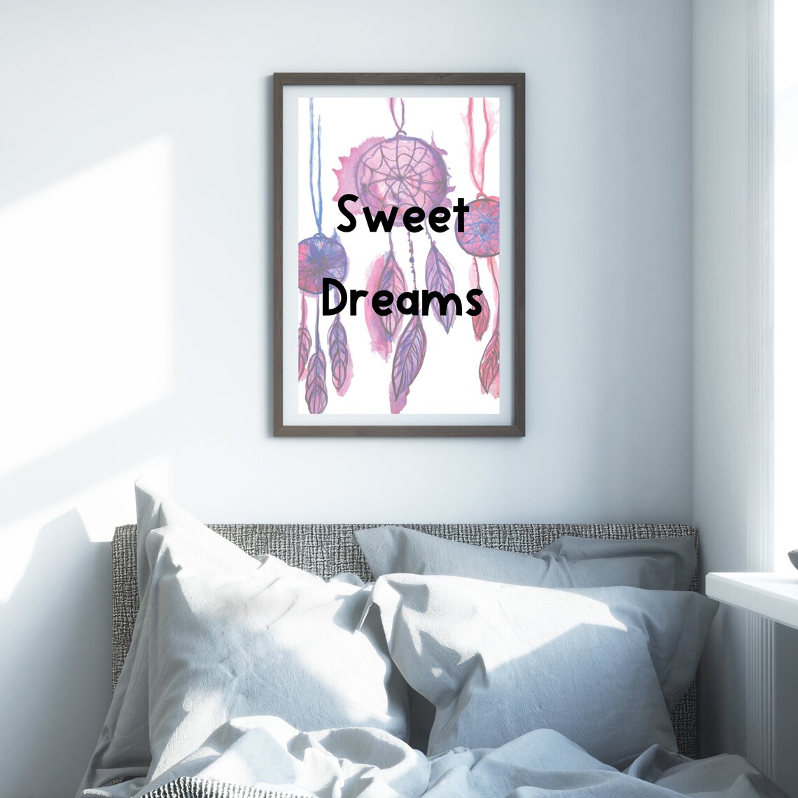 Sweet Dreams Inspirational Quote Art Print - Image 2